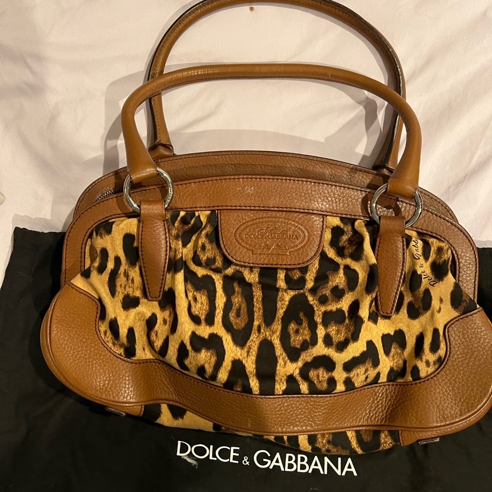 COPY - Dolce and Gabbana leopard print handbag